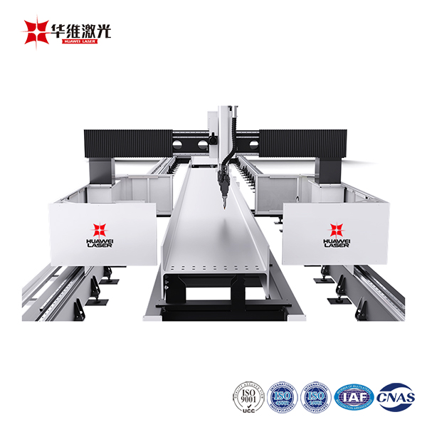 دستگاه برش لیزری 3 بعدی CNC پرتو H 12000 وات برای پردازش فلزات